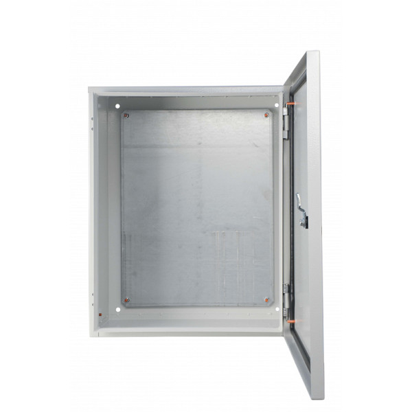 Металевий корпус Аско-Укрем Ubox з монтажною панеллю 500х400х200мм IP54 - фото №2