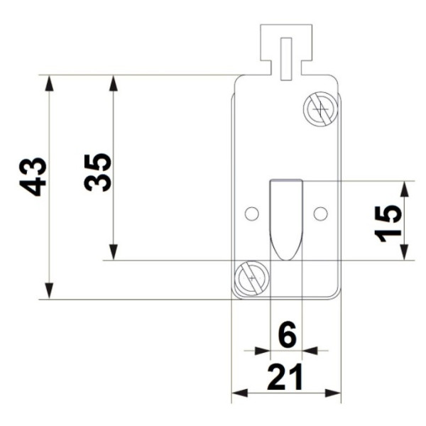 Плавка вставка Schrack ISP00050 NH 50A размер 000+00 - фото №2