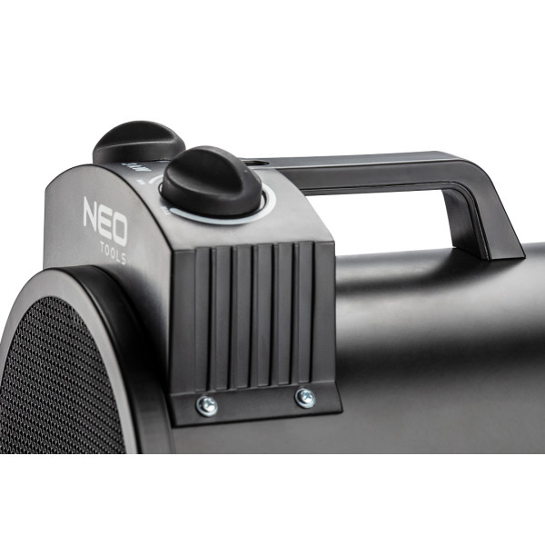Теплова гармата Neo Tools 3кВт IPX4 з потоком повітря 354м³/год з регулюванням нержавіюча сталь (90-068) - фото №3