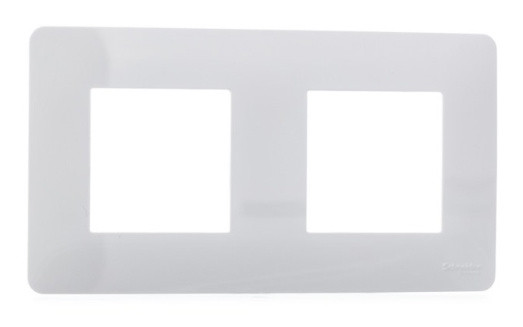 Двопостова рамка Schneider Electric NU200418 (біла) - фото №1