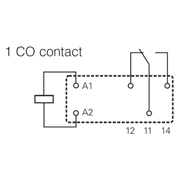 Силове реле Schrack RT214730 230B AC 12А - фото №1