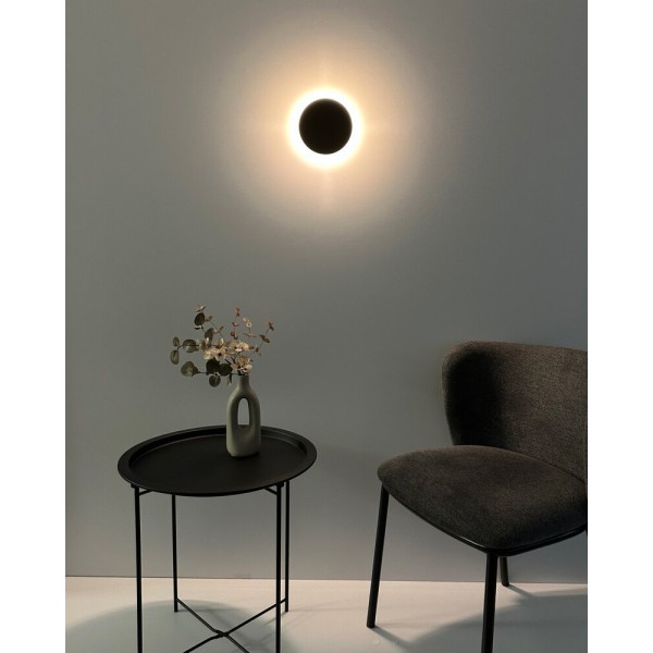 Бра, настінний світильник Nowodvorski 10315 Ring S LED 1x7W 3000K 60Lm IP20 шоколадний - фото №1