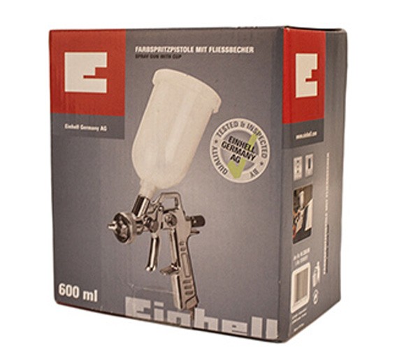 Пневматичний фарборозпилювач з верхнім баком EINHELL 4133000 - фото №3