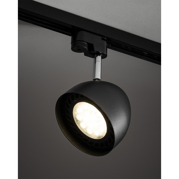 Трековий світильник Nowodvorski 8825 Profile Vespa GU10, ES111 1x15W IP20 чорний - фото №1