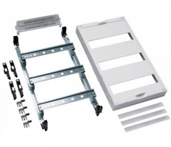 Блок Univers, 3 шини TS35 3x12 мод., для модульних апаратів з клемами PE/N, 450x250, Hager