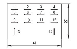 Проміжне реле E.Next e.control.p1044 10А 24В АC (i.ly4.24ac) - фото №1
