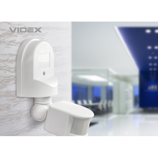 Інфрачервоний датчик руху Videx 1200Вт 220В (VL-SPW02W) - фото №3