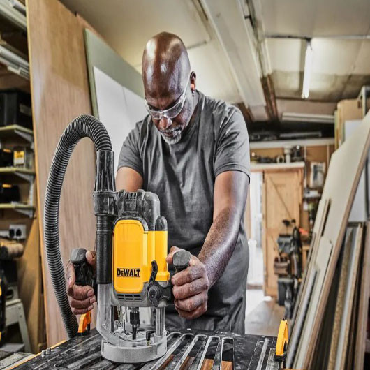 Мережевий фрезер DeWALT DWE625 2300Вт 9000-22000 об/хв цанговий патрон 12мм Ø50мм - фото №2