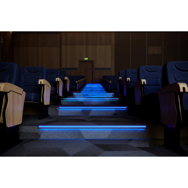 Профиль для светодиодной ленты Lumines SCALA чёрный - фото №2