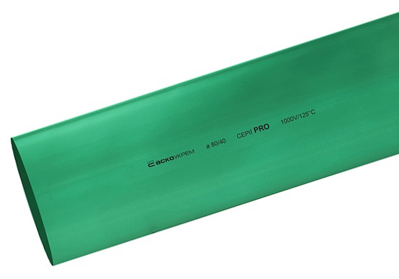 Термозбіжна трубка Аско-Укрем PRO Ø 80,0/40,0 зелена (A0150040623)