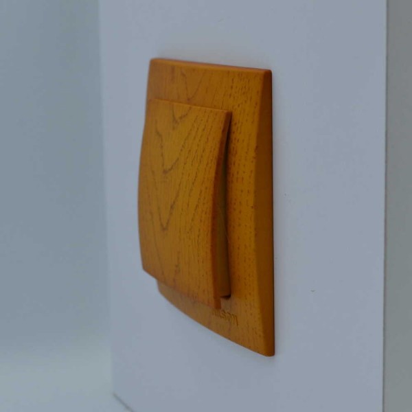 Вимикач Nilson Touran дуб 1кл ( 24251001 ) - фото №2