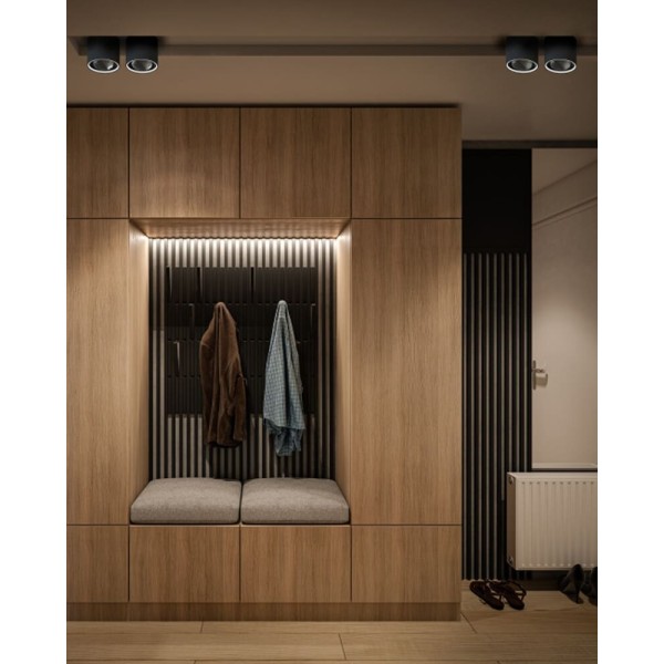 Точечный светильник Nowodvorski 8196 Halo GU10 1x10W IP20 черный - фото №1