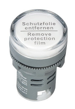 Сигнальная арматура ECOHOME ECO AD22-22SMD 220В АС белая (ECO090010009) - фото №1