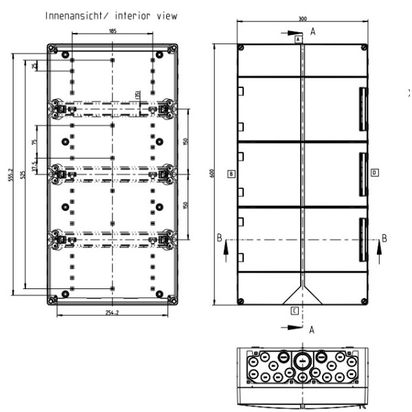 Щит Spelsberg AKe 36 IP55 на 36 модулів - фото №3
