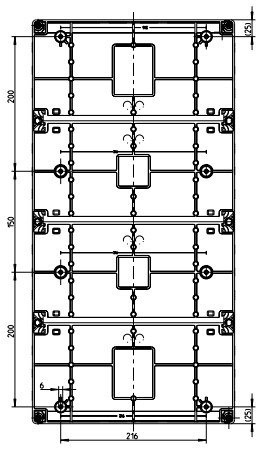 Щит Spelsberg AKe 36 IP55 на 36 модулів - фото №4