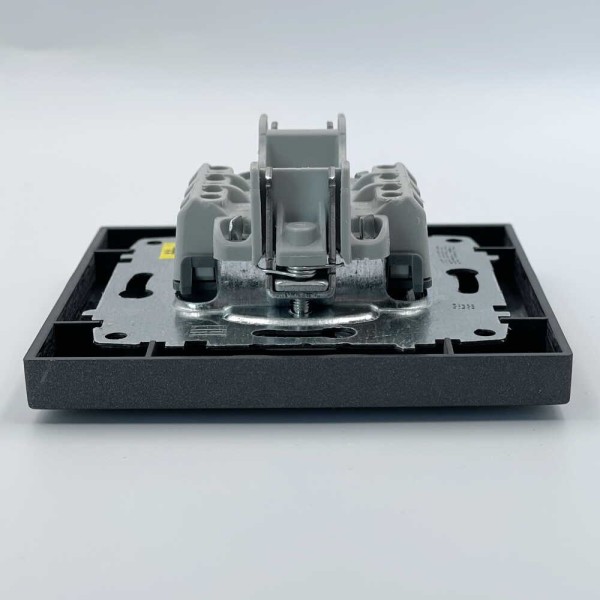 Выключатель EL-BI VEGA антрацит матовый 1-кл проходной ( 510-016700-209 ) - фото №3