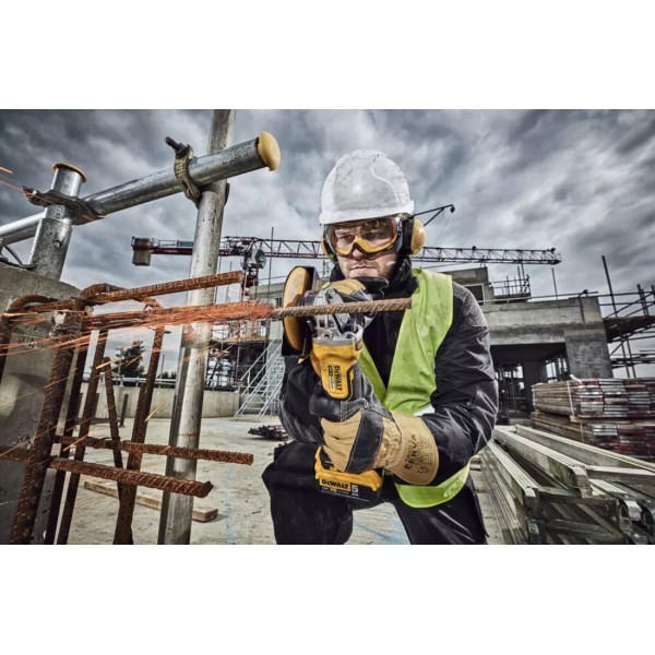 Безщіткова акумуляторна шліфувальна машина DeWALT DCG406N 18В - фото №5