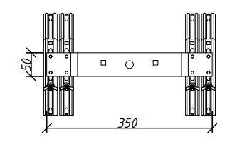 Нержавіюча основа на півкруглий гребінь Leo Lightman Ni (414133) - фото №2