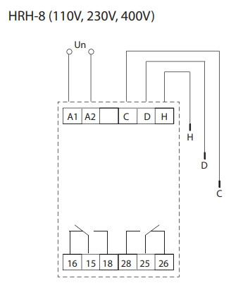 Реле контролю рівня рідини Elko-Ep HRH-8/230V - фото №2