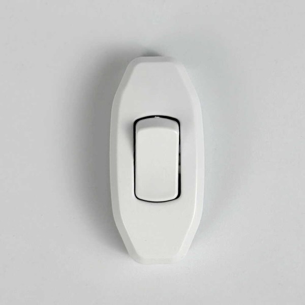 Вимикач Violux навісний 6А 250В біло-білий для бра ( 940760 ) - фото №1