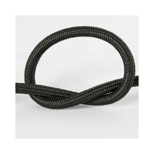 Дріт в тканинному обплетенні чорний