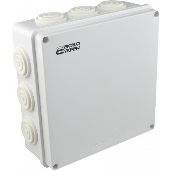 Распределительная коробка Аско-Укрем (TY-RA) 200x200x80мм (A0150170023) - фото №1