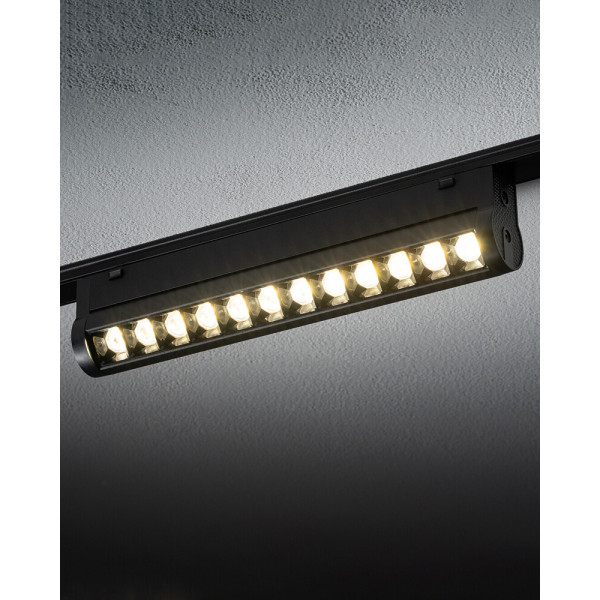 Магнітний трековий світильник Nowodvorski 11336 UT-LVM Focus Swing LED 1x12W 4000K 1000Lm IP20 чорний - фото №1