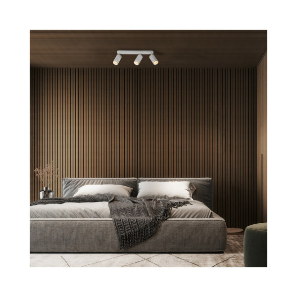 Светильник поворотный, спот TK Lighting 6915 Jet GU10 3x10W IP20 Белый - фото №1