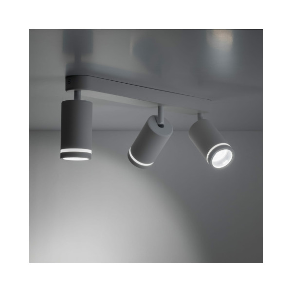 Светильник поворотный, спот TK Lighting 6915 Jet GU10 3x10W IP20 Белый - фото №2