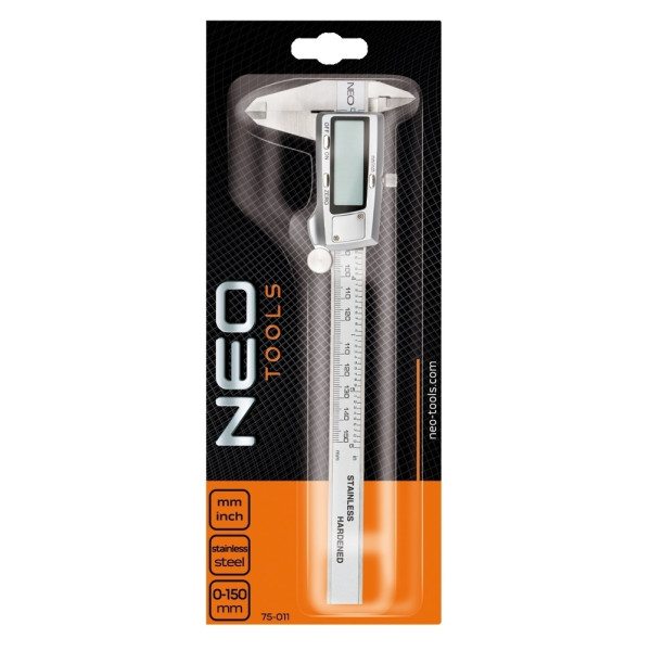 Цифровий штангенциркуль Neo Tools 75-011 150мм нержавіюча сталь - фото №1