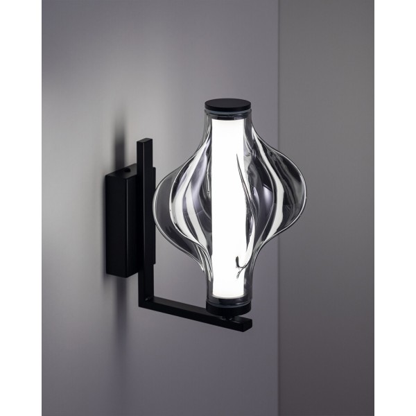 Бра, настінний світильник TK Lighting 18219 Elva LED 1x8W 3000K 1032Lm IP20 димчастий - фото №1