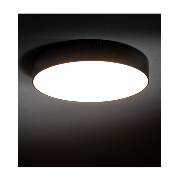 Світильник стельовий Nowodvorski 10417 Lid Round Led 1x35W 4000K 3150Lm IP20 Чорний - фото №3