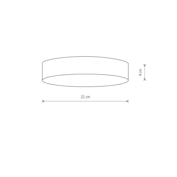 Світильник стельовий Nowodvorski 10417 Lid Round Led 1x35W 4000K 3150Lm IP20 Чорний - фото №4