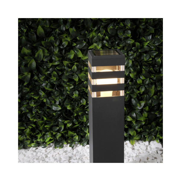 Вуличний світильник Goldlux 316172 Teksas E27 1x12W IP44 GR - фото №3