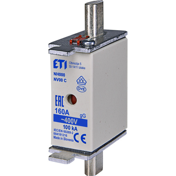 Запобіжник ETI 004181216 NH-000/gG 160A 400V KOMBI