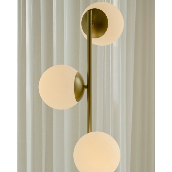 Торшер Nordlux 48613035 Lilly E14 3x25W IP20 латунний - фото №2