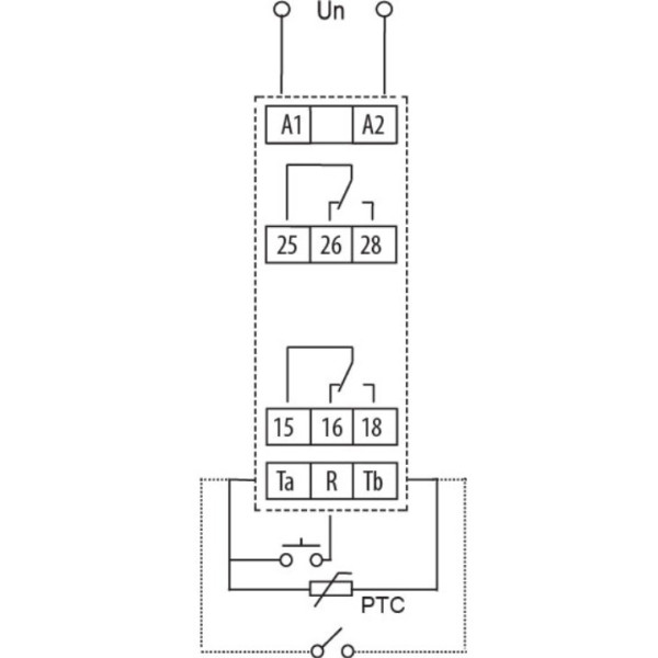 Багатофункціональне цифрове термореле ETI 002471824 TER-9 230V (2x16A AC1) - фото №2