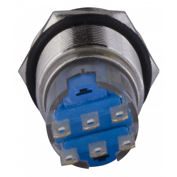 Металева кнопка Аско-Укрем TYJ 19-212 2NO+2NC (A0140010109) - фото №1