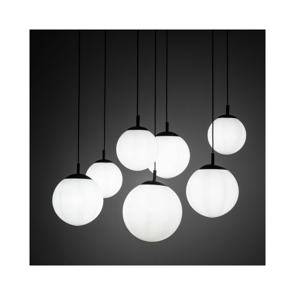 Підвісний світильник TK Lighting 4794 Esme E27 7x15W IP20 Bk - фото №1