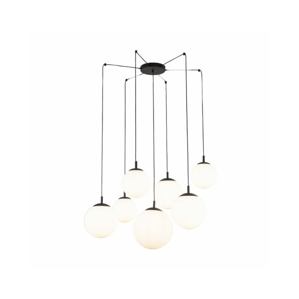 Підвісний світильник TK Lighting 4794 Esme E27 7x15W IP20 Bk - фото №2