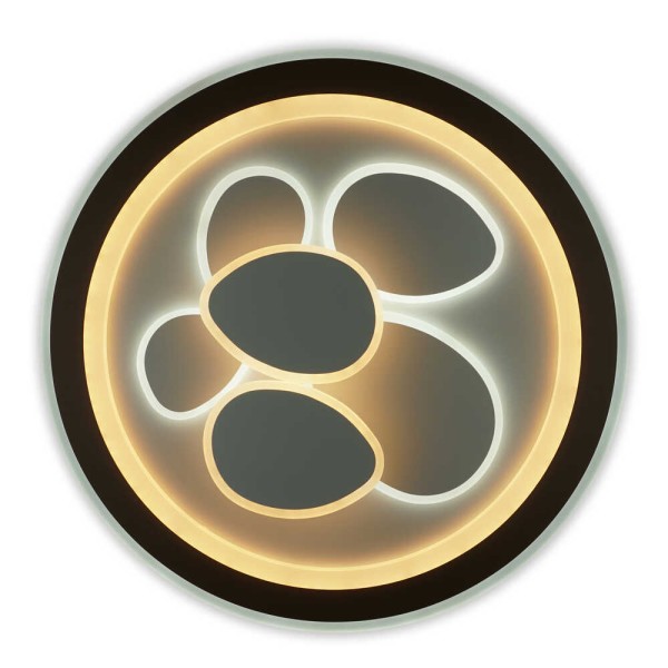 Світильник LED smart OREO+пульт 110W 3000-6000K IP20 коричневий круг ( 220395 ) - фото №1