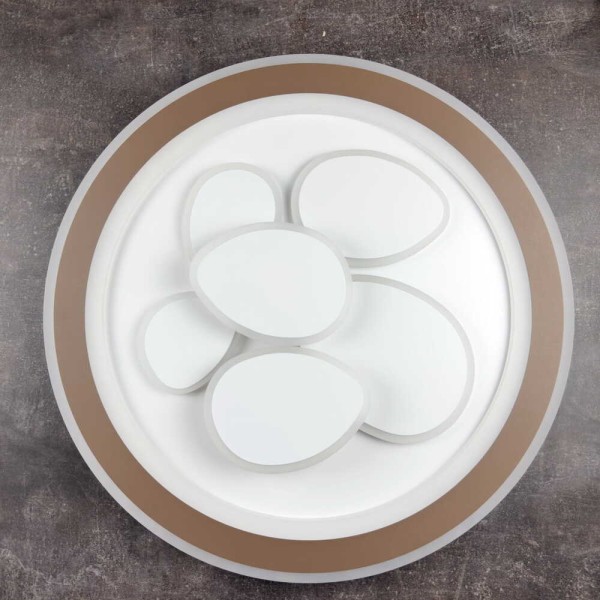 Світильник LED smart OREO+пульт 110W 3000-6000K IP20 коричневий круг ( 220395 ) - фото №2