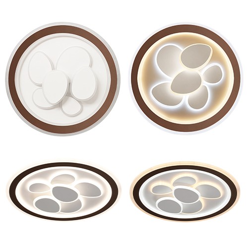 Світильник LED smart OREO+пульт 110W 3000-6000K IP20 коричневий круг ( 220395 ) - фото №5