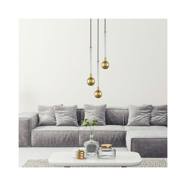 Підвісний світильник, люстра Zuma Line P0583-03B-2GHF Mida G9 1x6W IP20 Золотий - фото №1