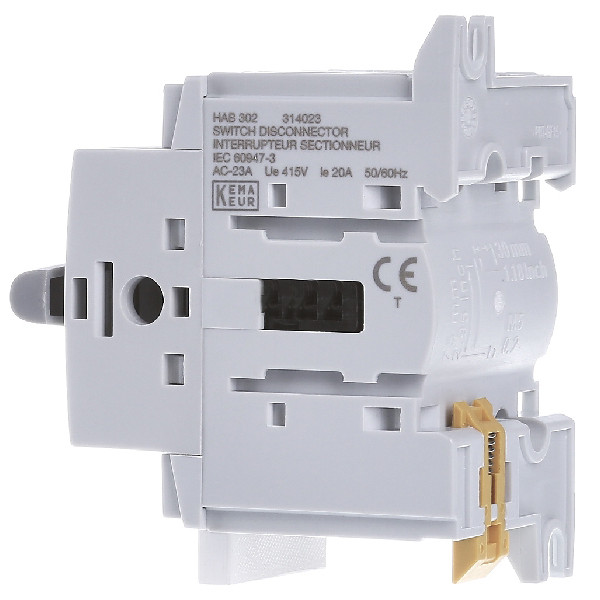 Рубильник Hager HAB302 3P 20А - фото №1