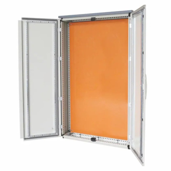 Корпус з монтажною панеллю TOSUNlux ST 400x300x200 IP65 металевий RAL 7035 (6940151024866) - фото №1