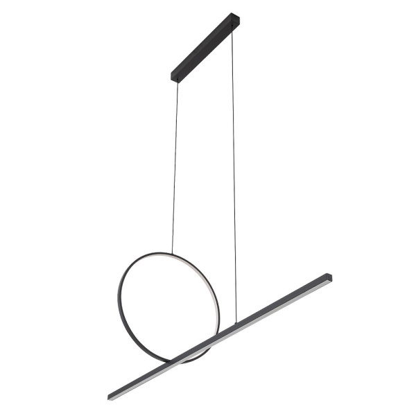 Подвесной светильник, люстра Nowodvorski 11879 Lineo LED 2x39W 3000K 1500Lm IP20 черный - фото №3