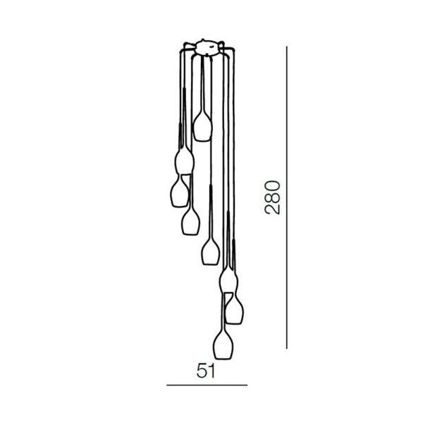 Люстра Azzardo AZ2940 Izza - фото №1