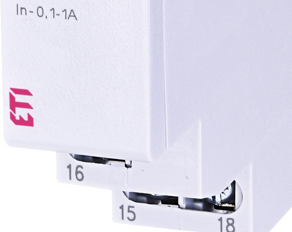 Реле контроля потребляемого тока ETI 002471816 PRI-51/1 (0 1..1A) (1x8A AC1) - фото №2