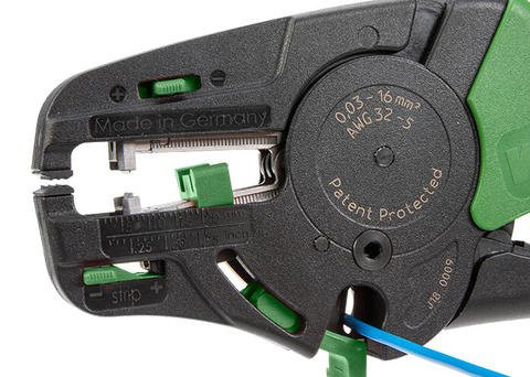 Інструмент Wago 206-1125 Quickstrip Vario для зняття ізоляції та різання 0,03мм²...16мм² - фото №1